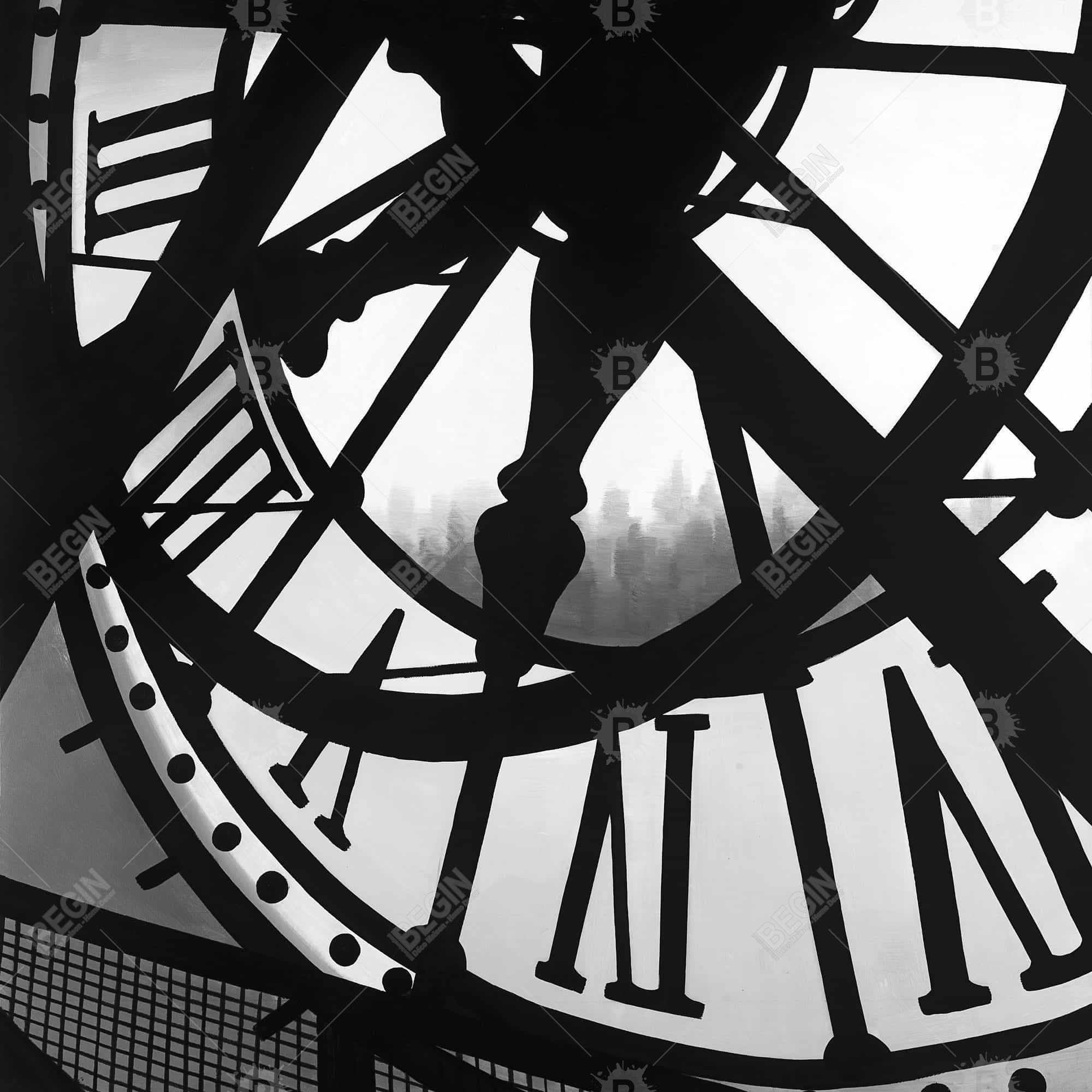 Horloge géante au musée d'orsay