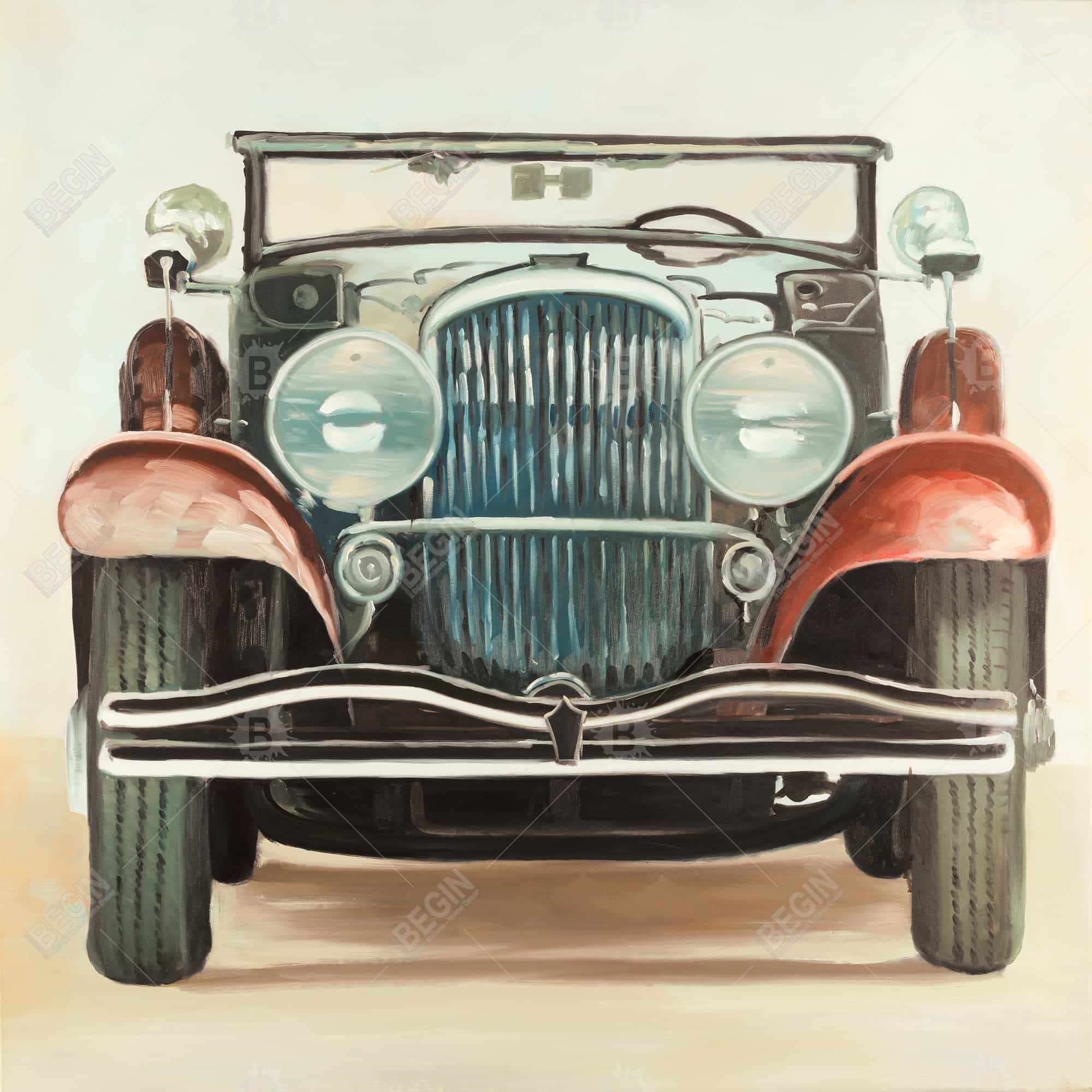 Vieille voiture de luxe des années 20