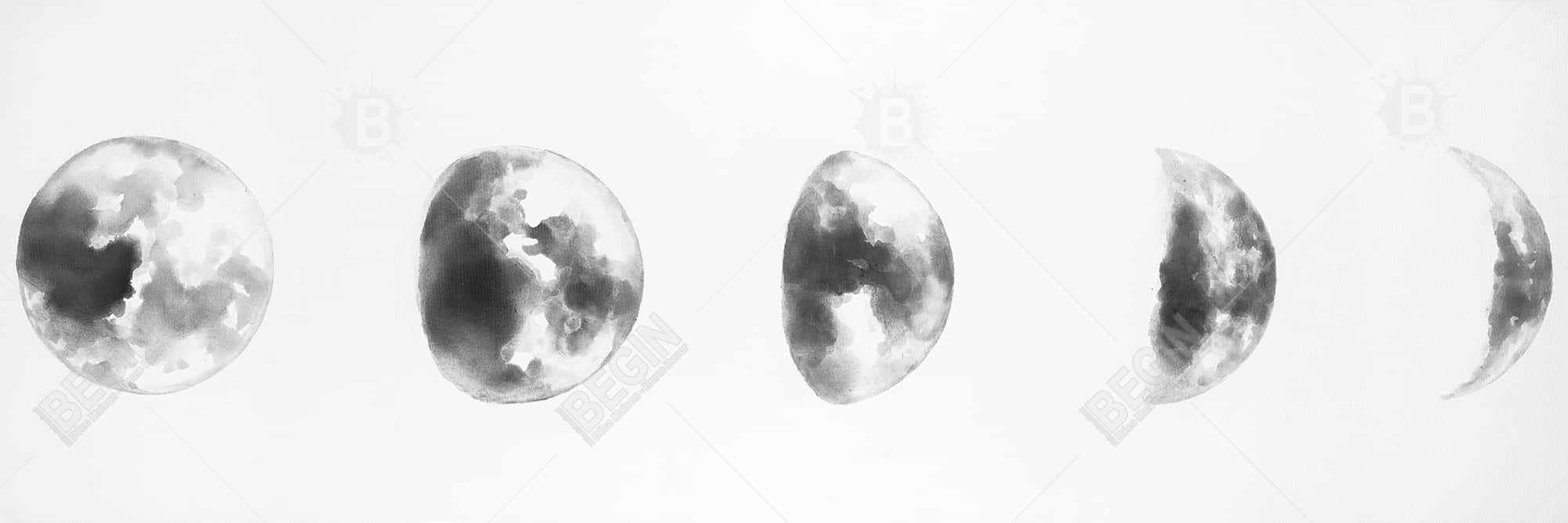 éclipse en noir et blanc