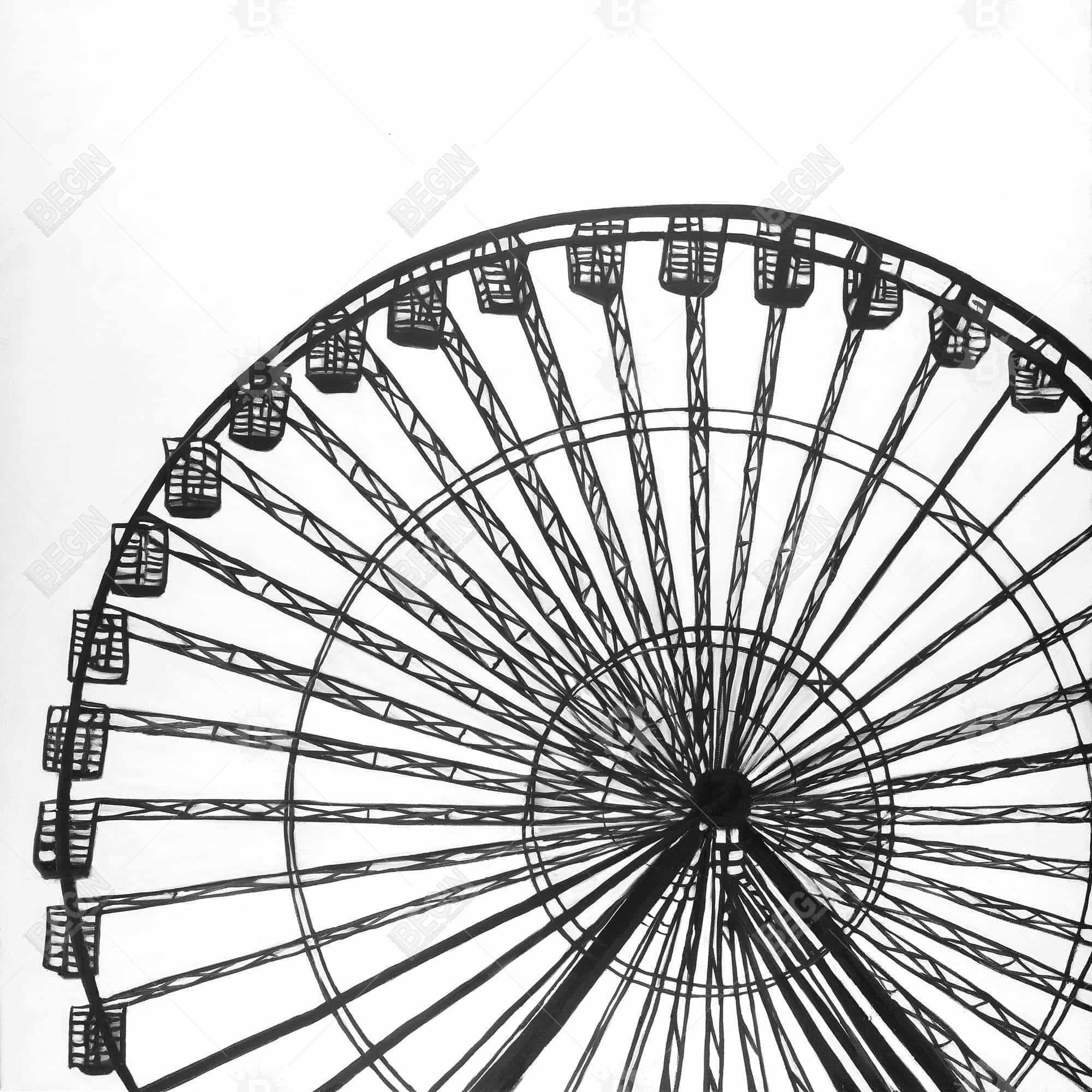 Grande roue monochrome