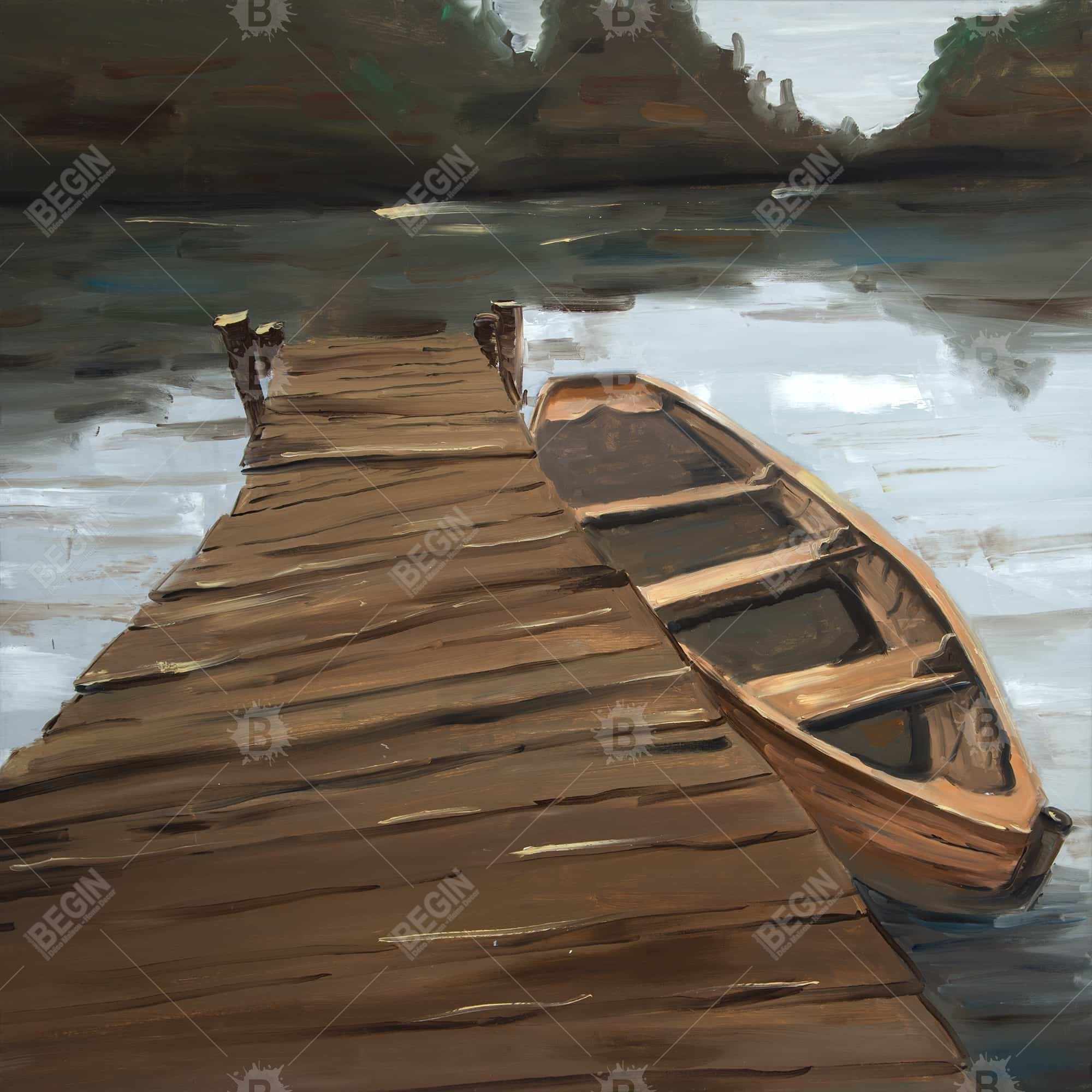 Lac, quai & bateau