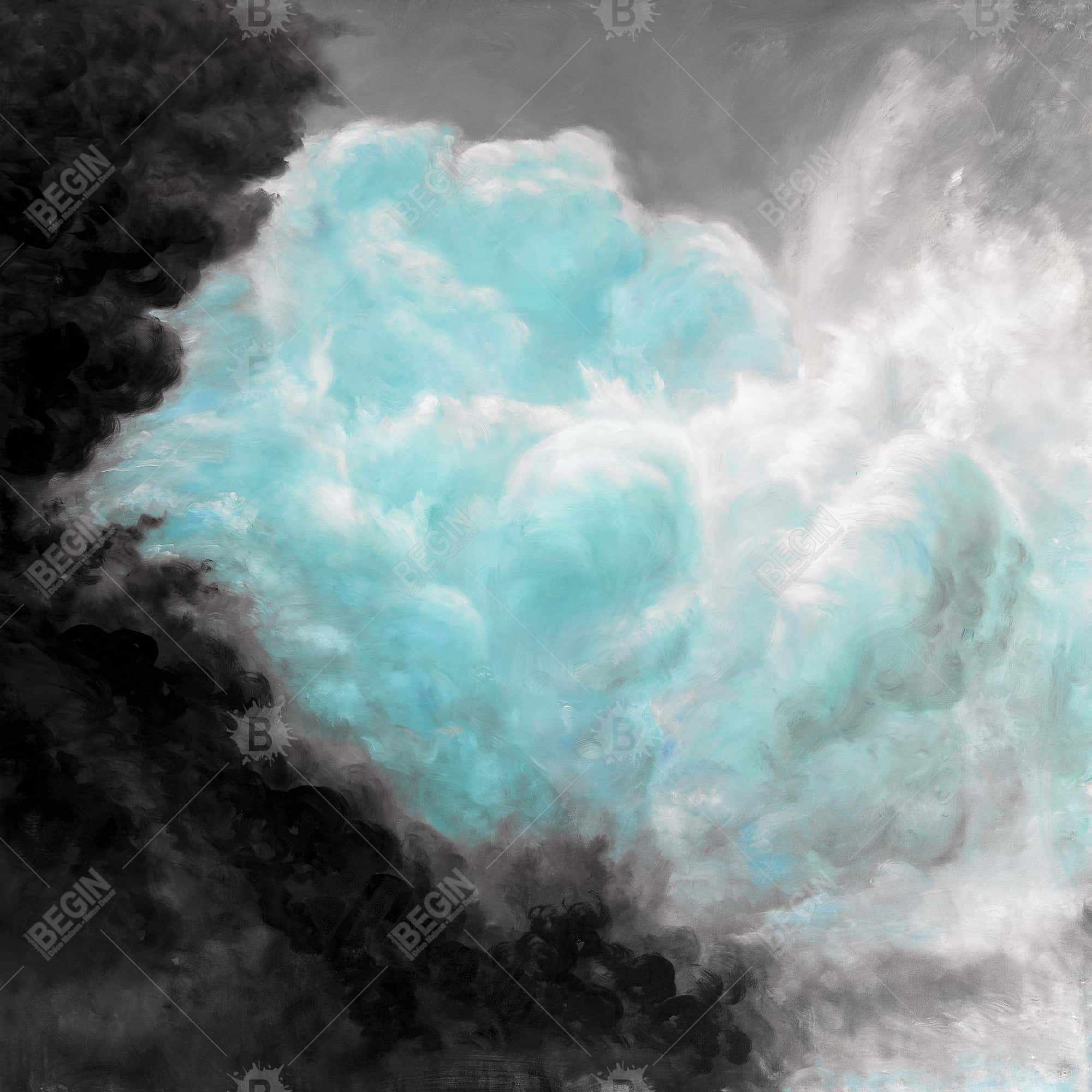 Turquoise clouds