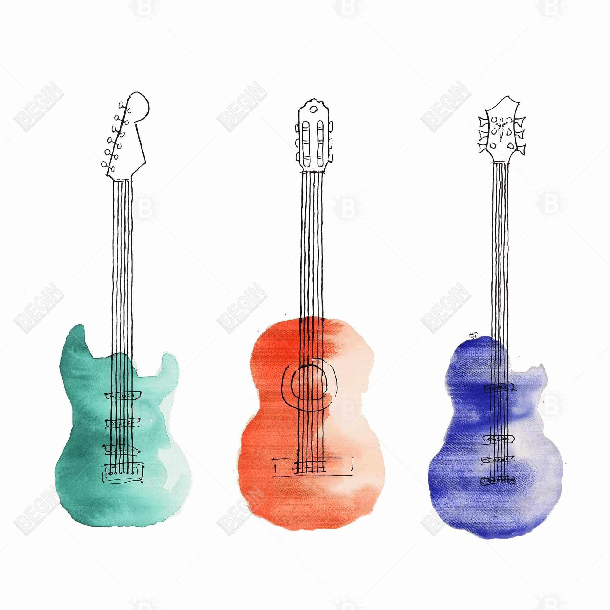 Trois guitares