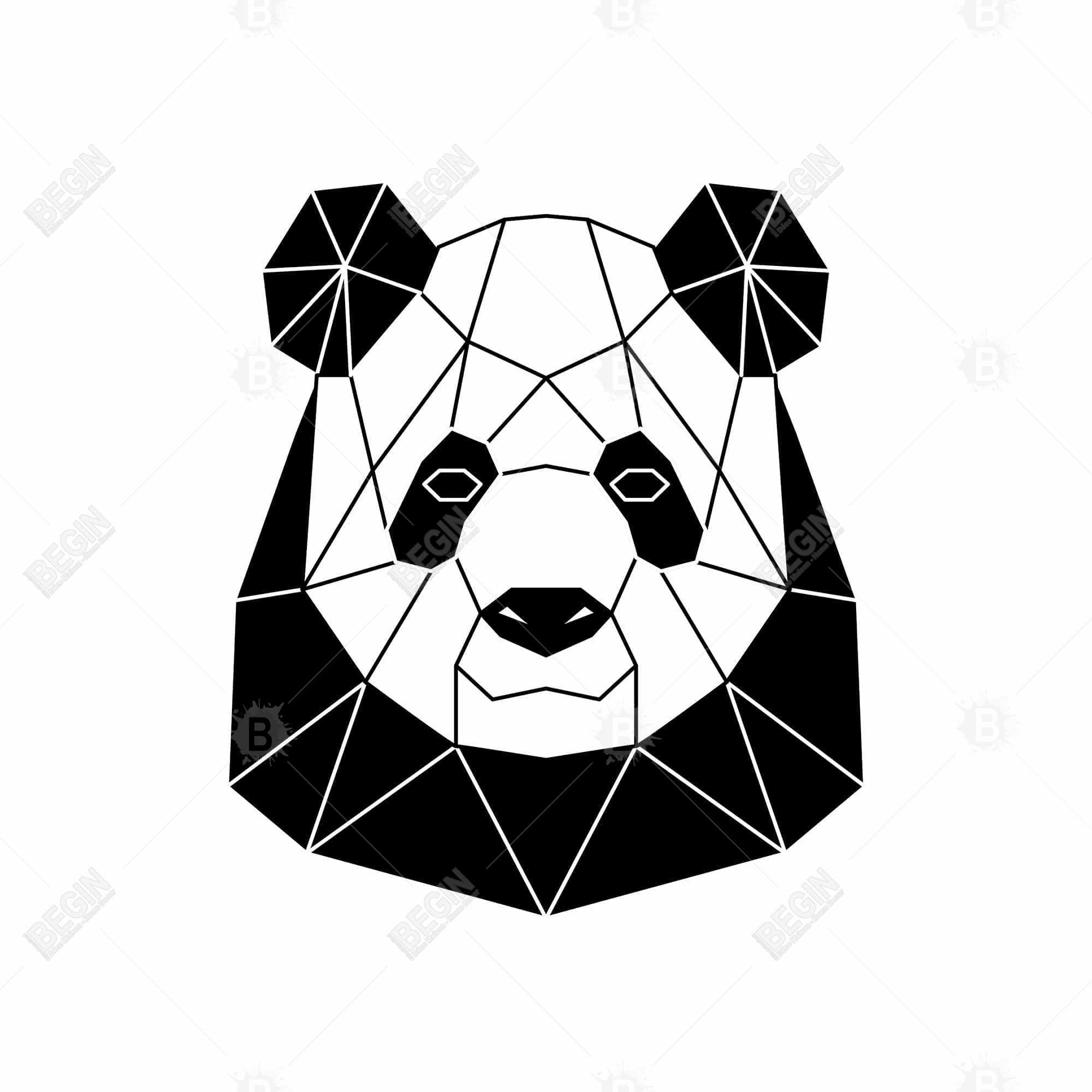 Geometric panda