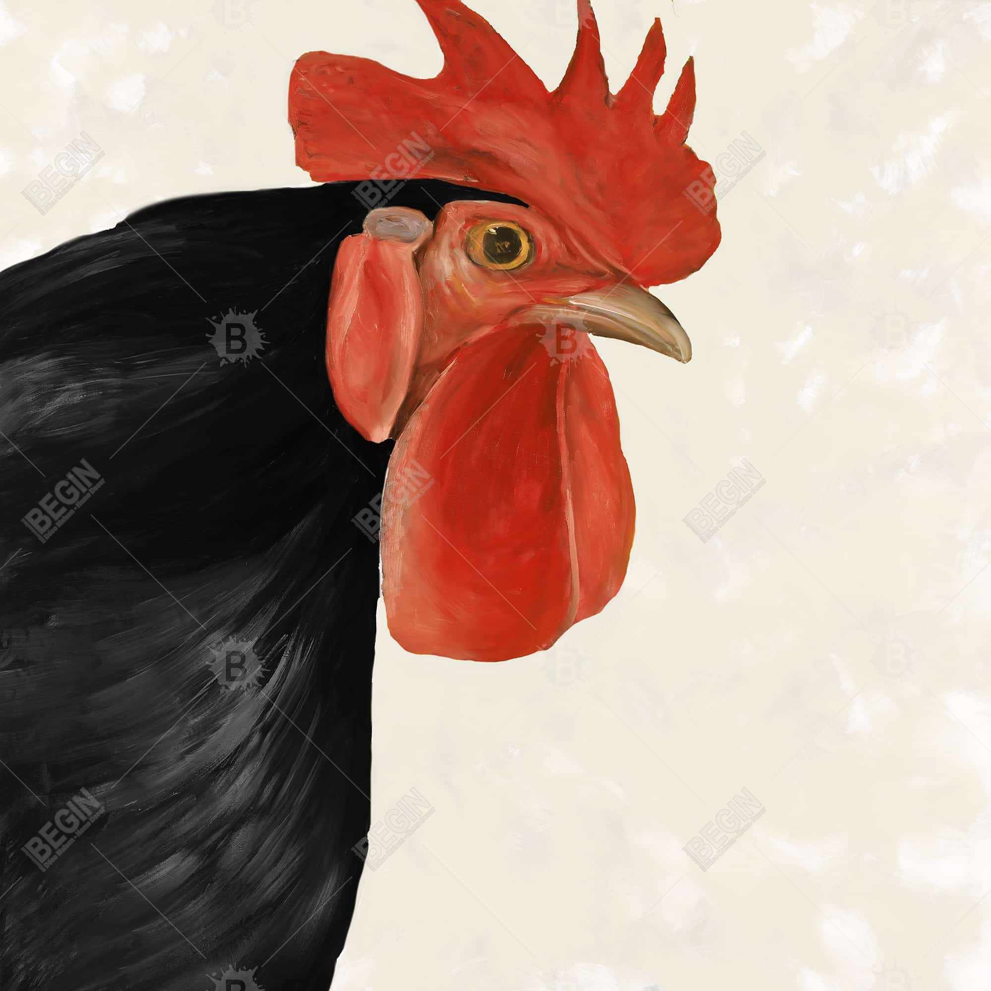 Black hen